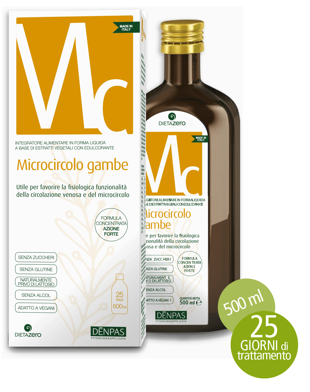 ZERO MICROCIRCOLO GAMBE 500 ML