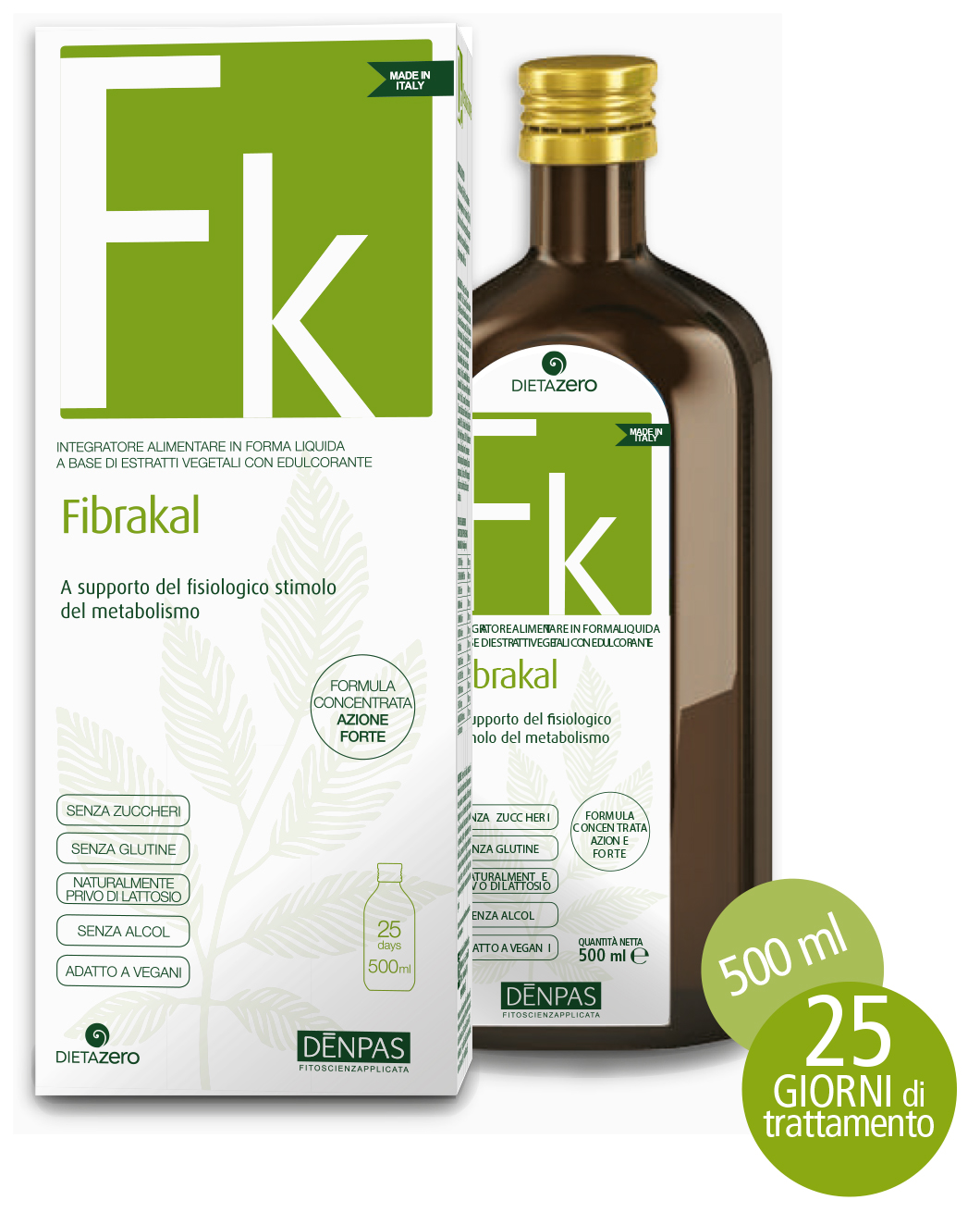 ZERO FIBRAKAL 500 ML