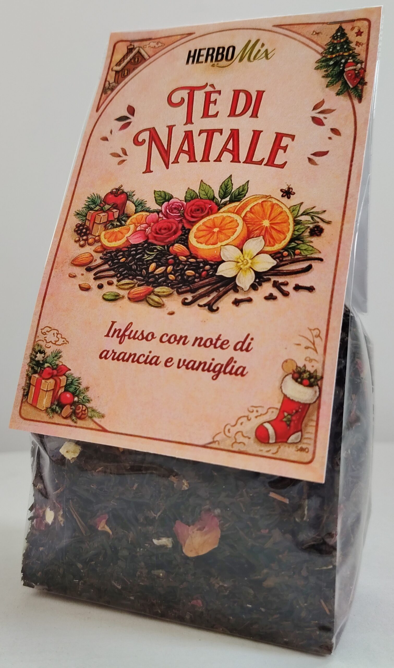SACCHETTO 100 GR TE' DI NATALE