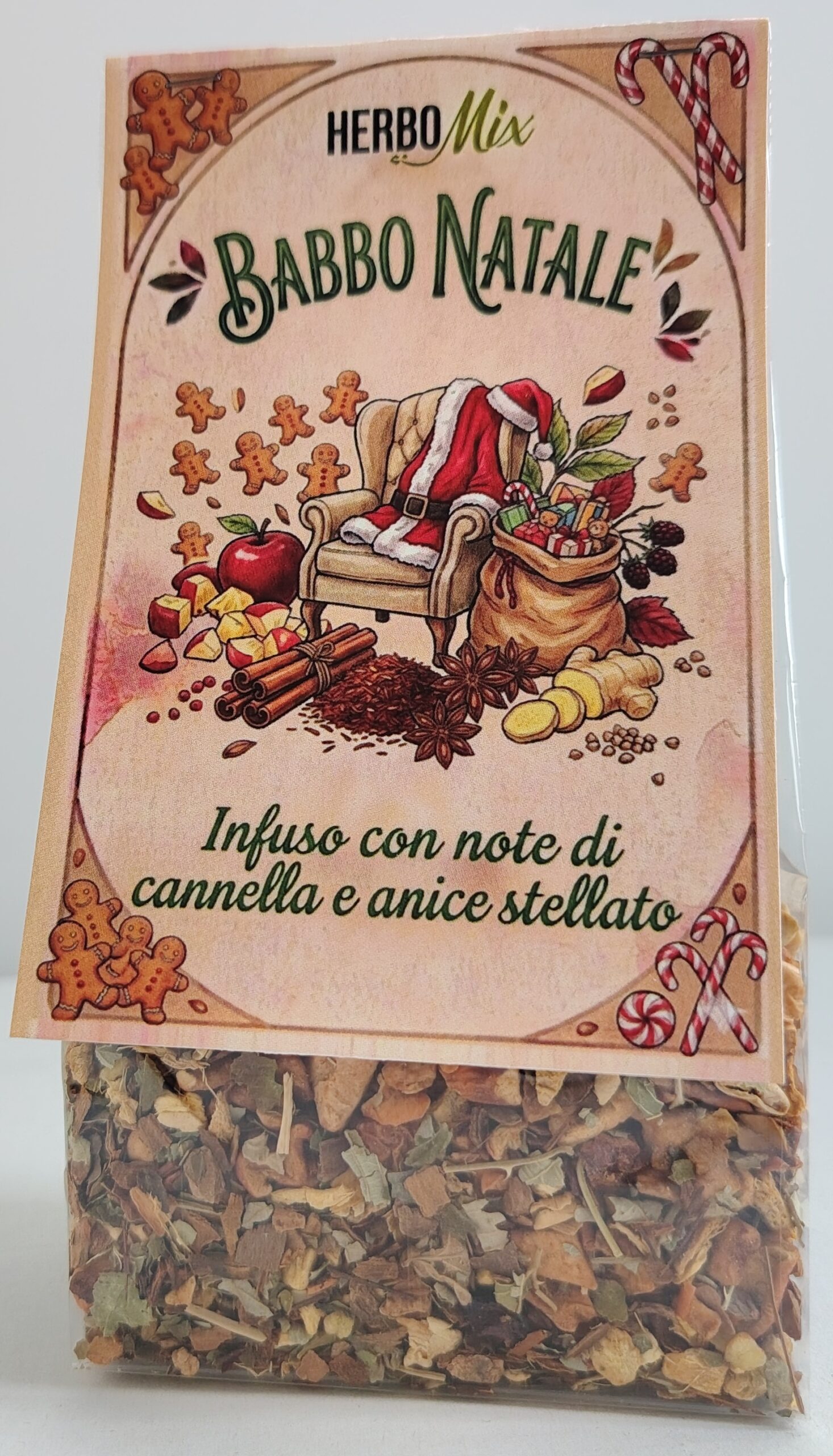 SACCHETTO 100 GR BABBO NATALE