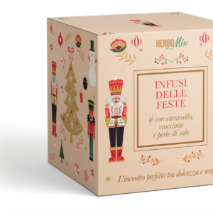 CUBOTTO DELLE FESTE CARAMELLO/CROCCANTE/PERLE DI SALE 100 GR
